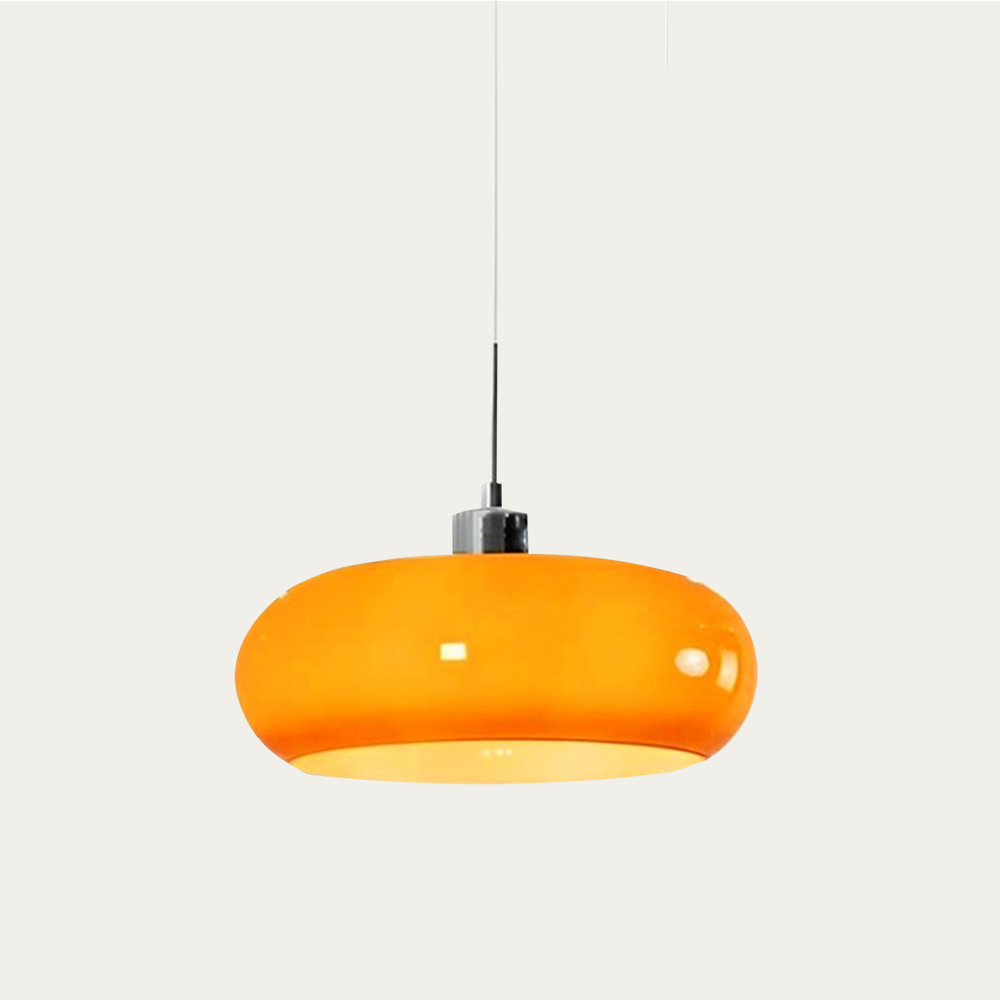 Bauhaus Glass Pendant Lamp | Dimmable Modern Lighting | Clear Finish 10