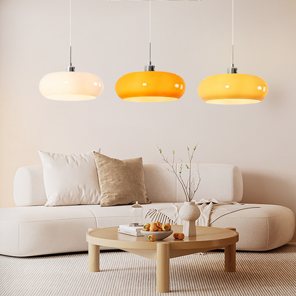 Bauhaus Glass Pendant Lamp | Dimmable Modern Lighting | Clear Finish 2