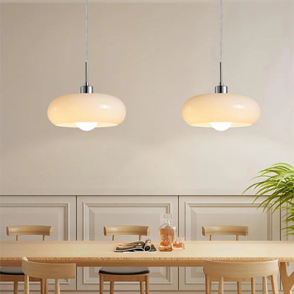 Bauhaus Glass Pendant Lamp | Dimmable Modern Lighting | Clear Finish 4