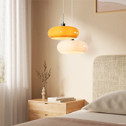 Bauhaus Glass Pendant Lamp | Dimmable Modern Lighting | Clear Finish 7