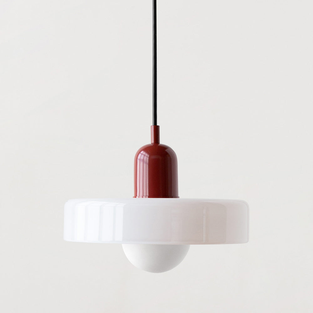 Bauhaus Glass Pendant Light | Adjustable LED Hanging Lamp | Colorful Design 0