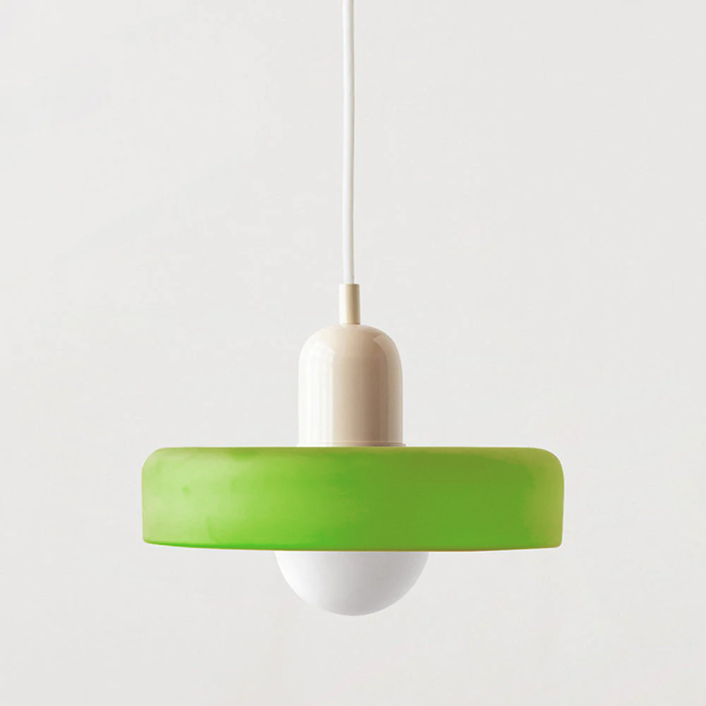 Bauhaus Glass Pendant Light | Adjustable LED Hanging Lamp | Colorful Design 10
