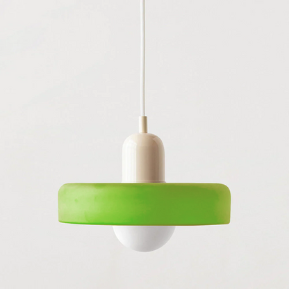 Bauhaus Glass Pendant Light | Adjustable LED Hanging Lamp | Colorful Design 10