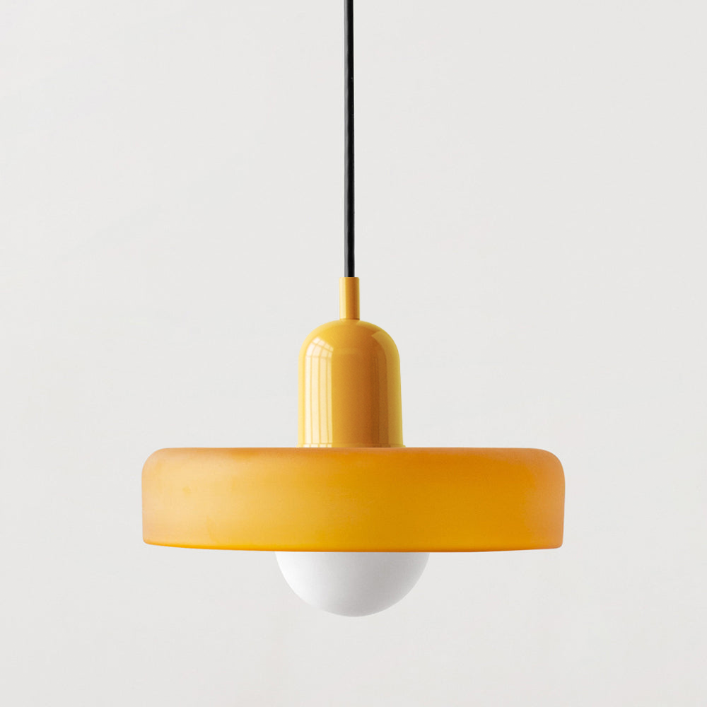 Bauhaus Glass Pendant Light | Adjustable LED Hanging Lamp | Colorful Design 13