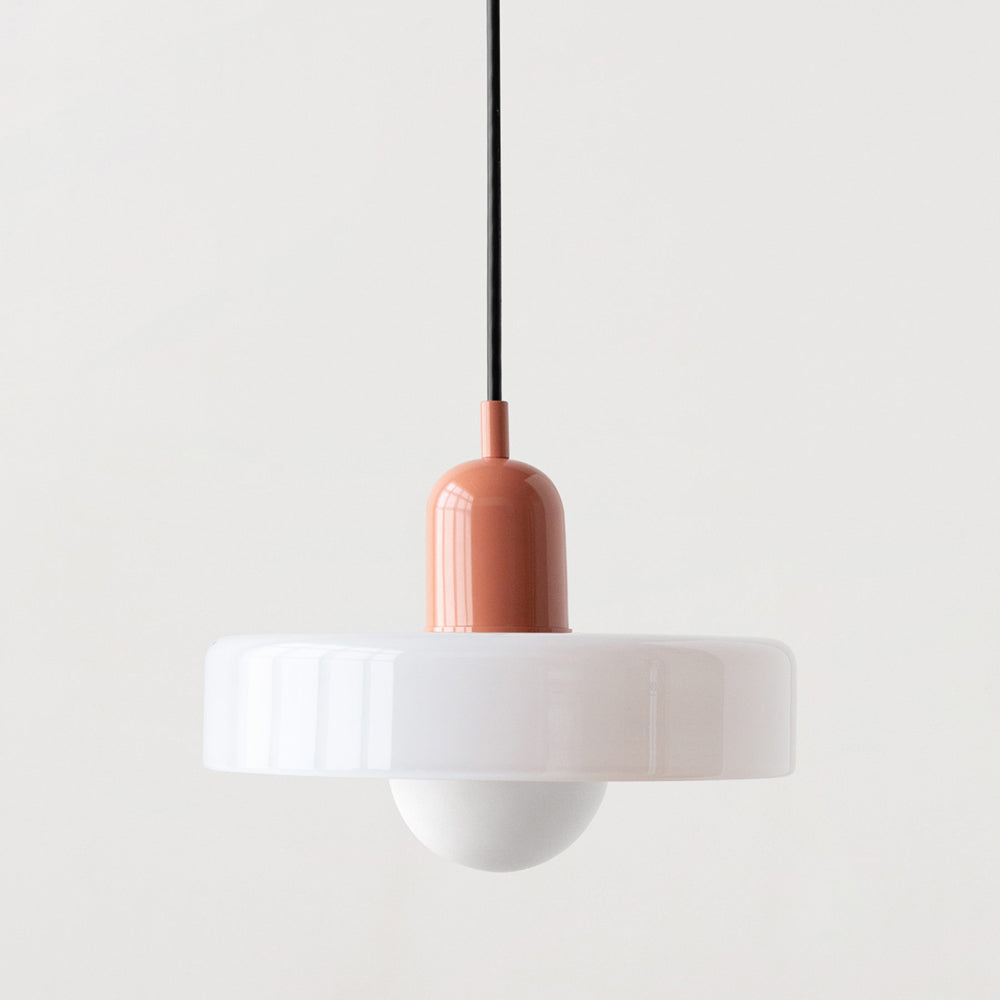Bauhaus Glass Pendant Light | Adjustable LED Hanging Lamp | Colorful Design 17