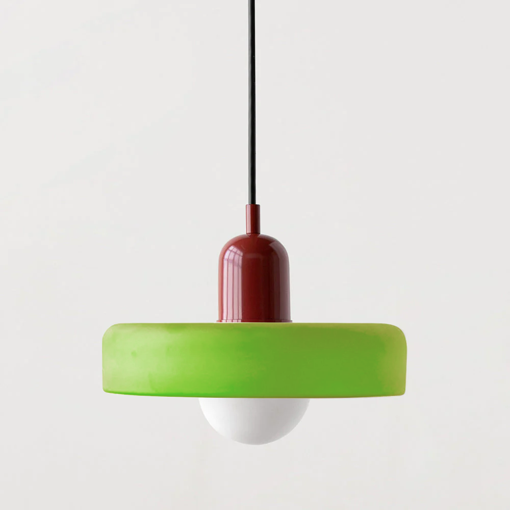 Bauhaus Glass Pendant Light | Adjustable LED Hanging Lamp | Colorful Design 21