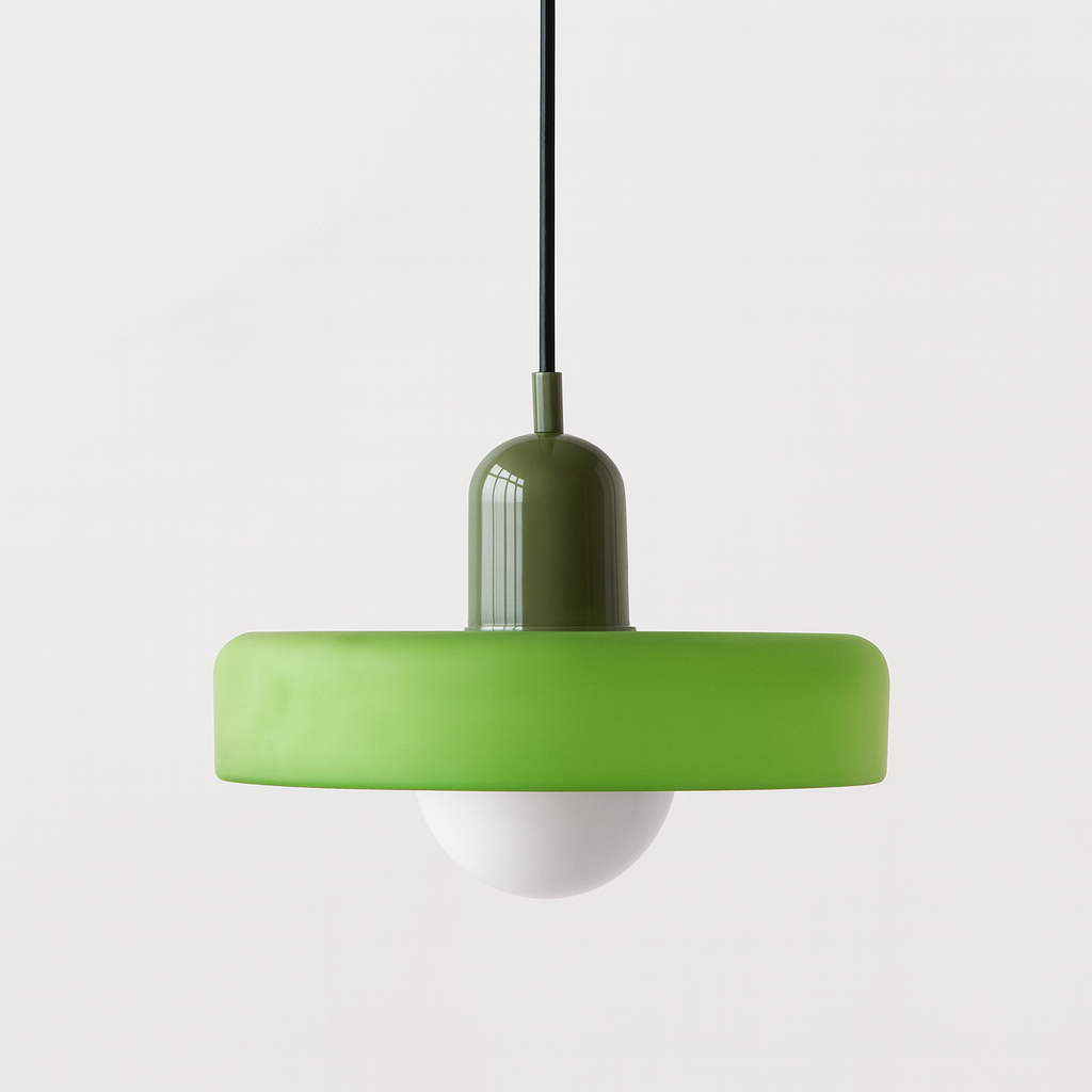 Bauhaus Glass Pendant Light | Adjustable LED Hanging Lamp | Colorful Design 22