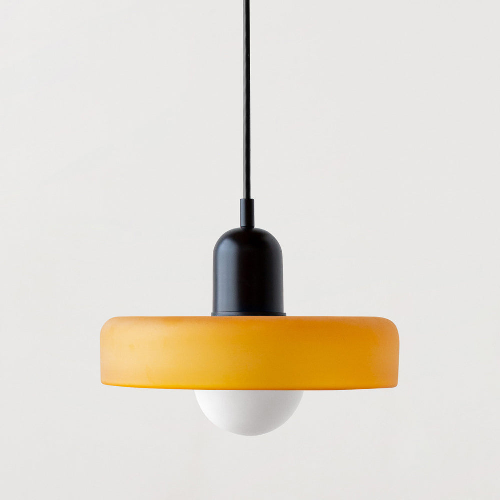 Bauhaus Glass Pendant Light | Adjustable LED Hanging Lamp | Colorful Design 23