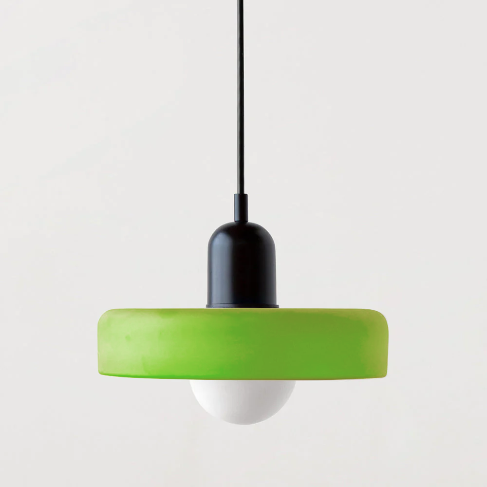 Bauhaus Glass Pendant Light | Adjustable LED Hanging Lamp | Colorful Design 26