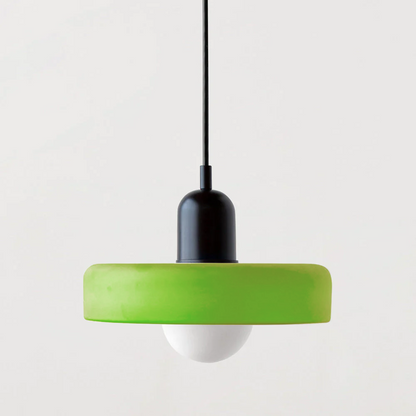 Bauhaus Glass Pendant Light | Adjustable LED Hanging Lamp | Colorful Design 26