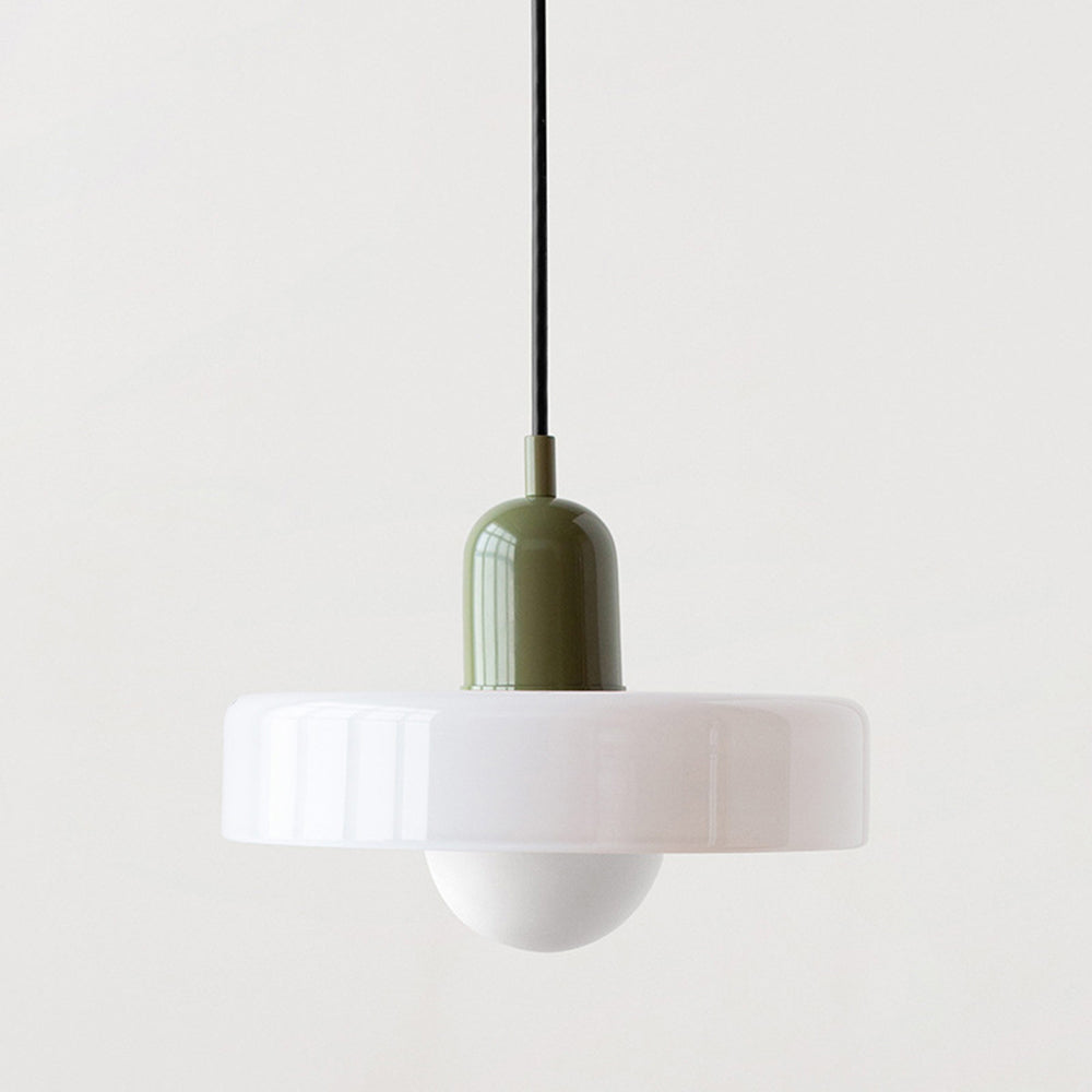 Bauhaus Glass Pendant Light | Adjustable LED Hanging Lamp | Colorful Design 28