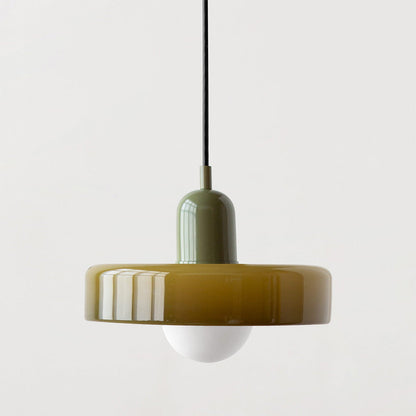Bauhaus Glass Pendant Light | Adjustable LED Hanging Lamp | Colorful Design 30