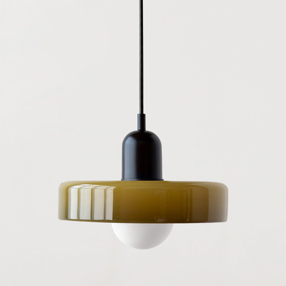 Bauhaus Glass Pendant Light | Adjustable LED Hanging Lamp | Colorful Design 31