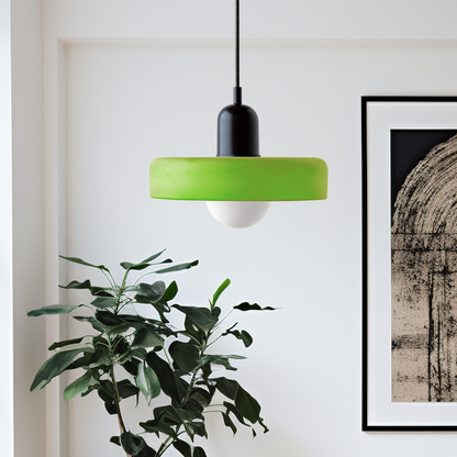 Bauhaus Glass Pendant Light | Adjustable LED Hanging Lamp | Colorful Design 4
