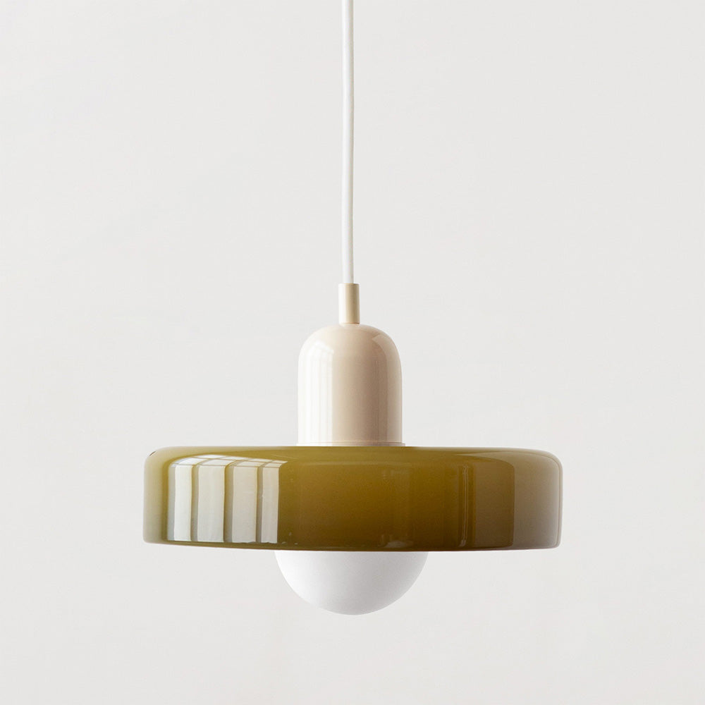Bauhaus Glass Pendant Light | Adjustable LED Hanging Lamp | Colorful Design 9