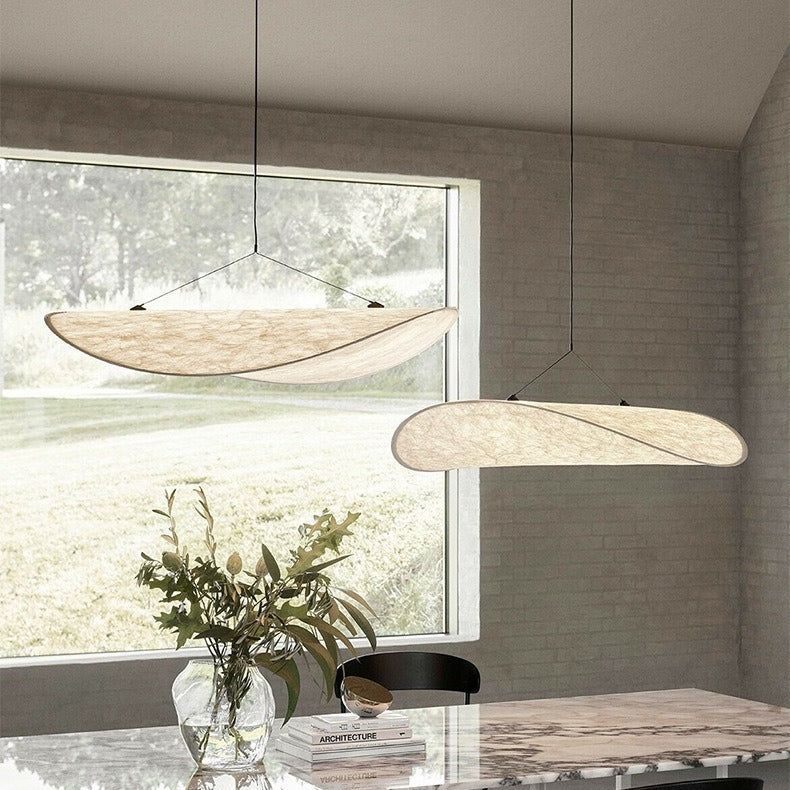 Black Hanging Lamp | Silk Pendant Light | Elegant LED Lighting | Multiple Sizes 4
