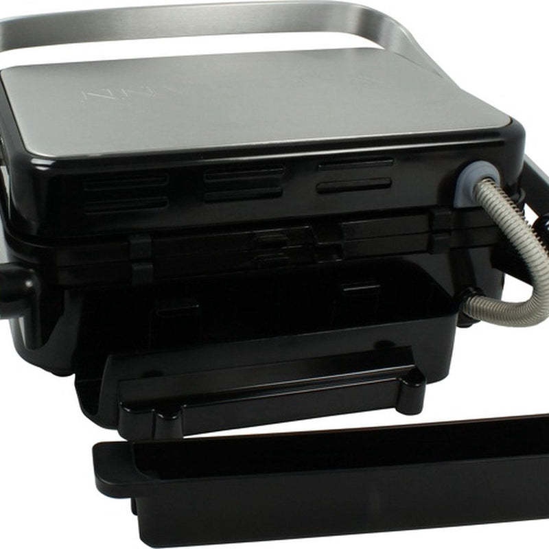 Ceramic Contact Grill with Core Thermometer & Waffle Plates | Adjustable Temperature for Perfect Cooking atmosphere