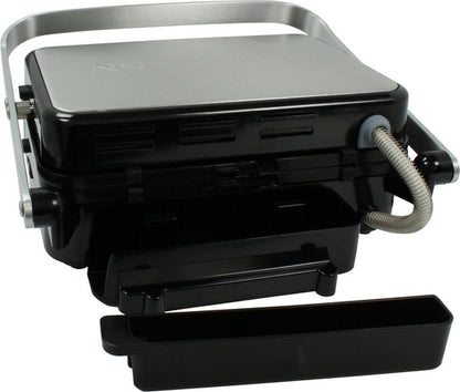 Ceramic Contact Grill with Core Thermometer & Waffle Plates | Adjustable Temperature for Perfect Cooking 2