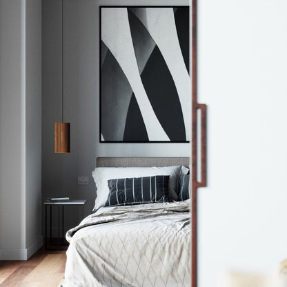 Zylindrische Hängeleuchte aus Birke | Handgefertigte Küchenhängelampe | Natürliches Finish 2