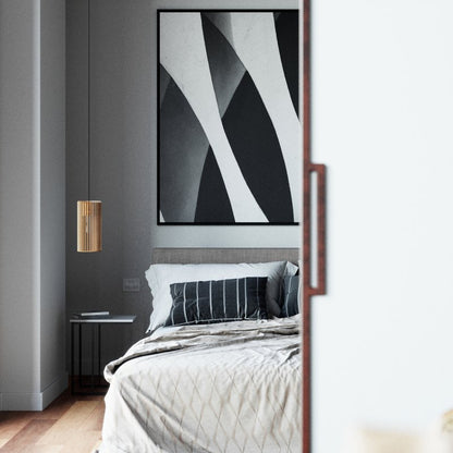 Zylindrische Hängeleuchte aus Birke | Handgefertigte Küchenhängelampe | Natürliches Finish 7