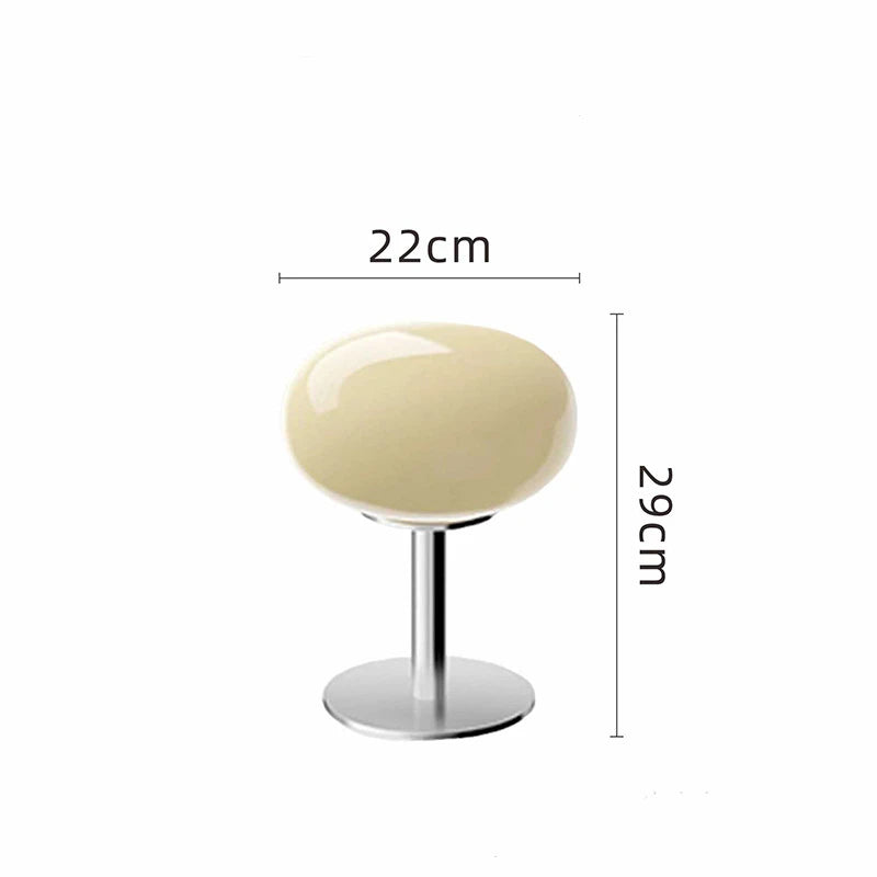 Elegant Glass Table Lamp | LED Lighting with Unique Stained Design | Cozy Illumination for Bedroom and Study 11