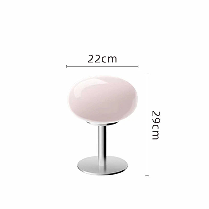 Elegant Glass Table Lamp | LED Lighting with Unique Stained Design | Cozy Illumination for Bedroom and Study 12