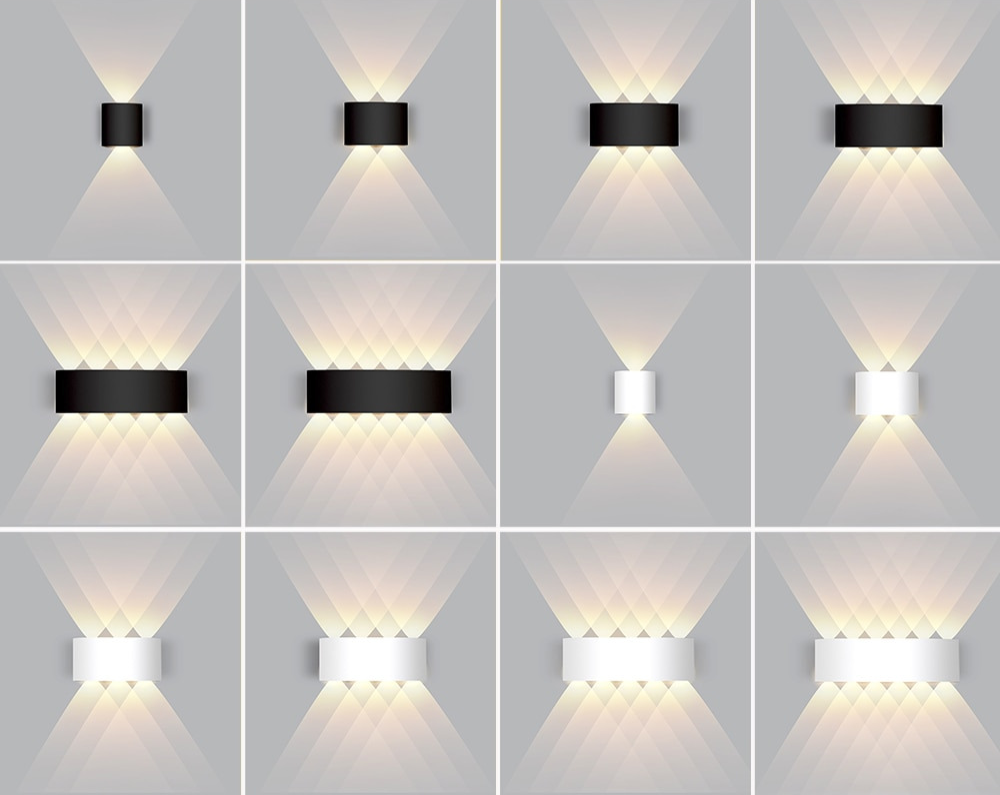 Elegant Wall Lamp | Dual-Sided Sconce with Customizable Lighting | Modern Design for Enhanced Ambiance 4