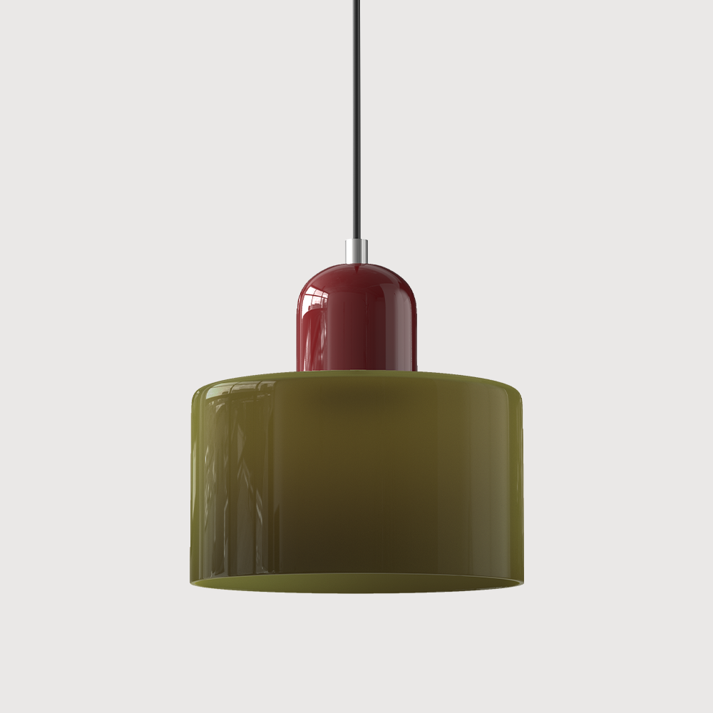 Hanging Lamp | Colorful Glass Pendant Light | Adjustable LED | Modern Design 18