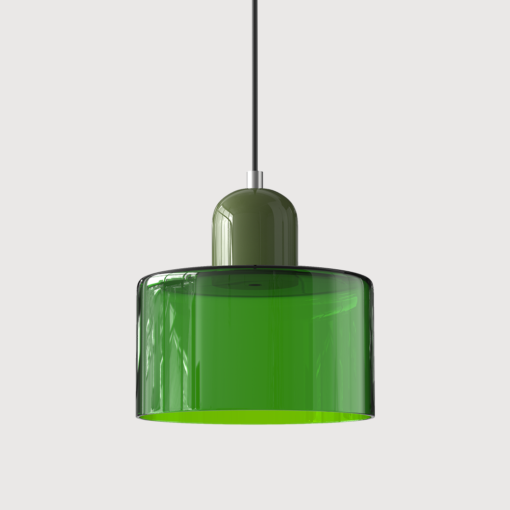 Hanging Lamp | Colorful Glass Pendant Light | Adjustable LED | Modern Design 27