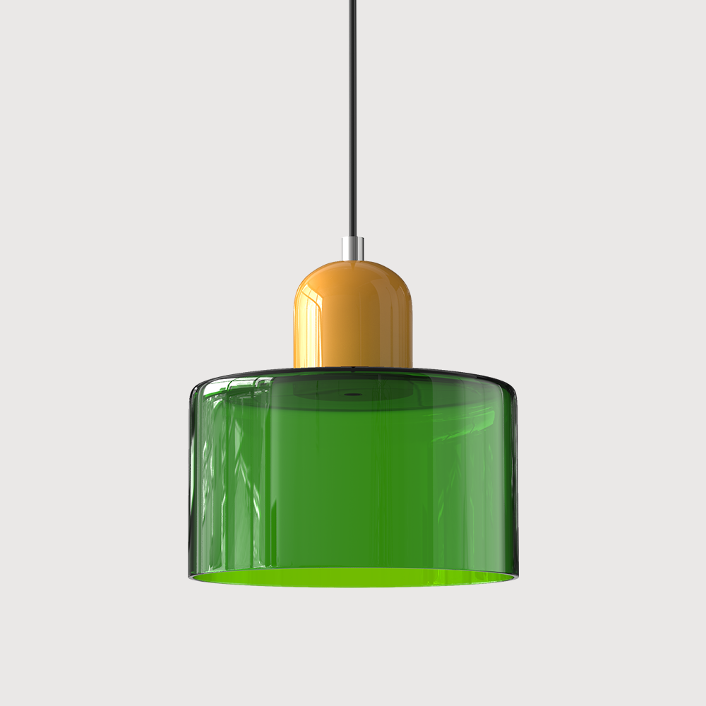 Hanging Lamp | Colorful Glass Pendant Light | Adjustable LED | Modern Design 30