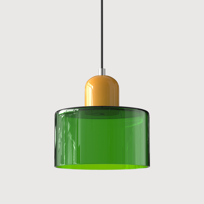 Hanging Lamp | Colorful Glass Pendant Light | Adjustable LED | Modern Design 30