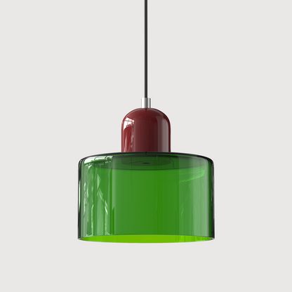 Hanging Lamp | Colorful Glass Pendant Light | Adjustable LED | Modern Design 32