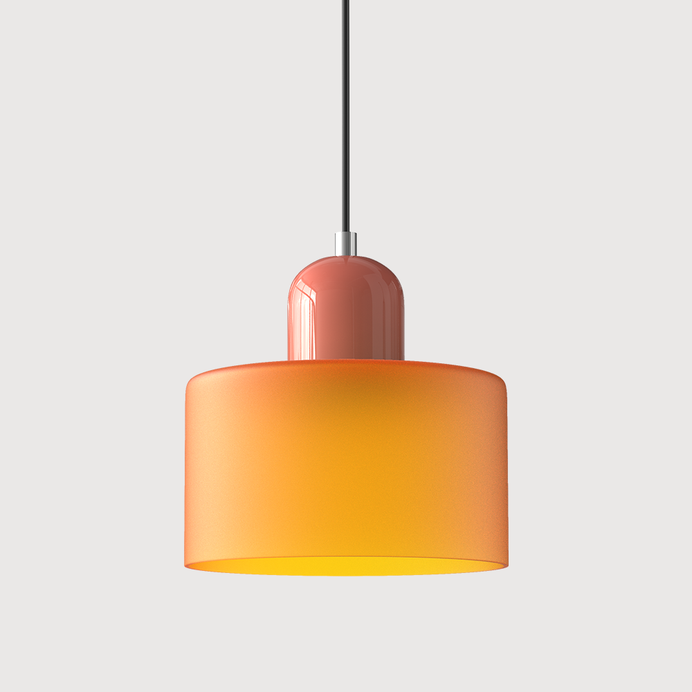Hanging Lamp | Colorful Glass Pendant Light | Adjustable LED | Modern Design 33