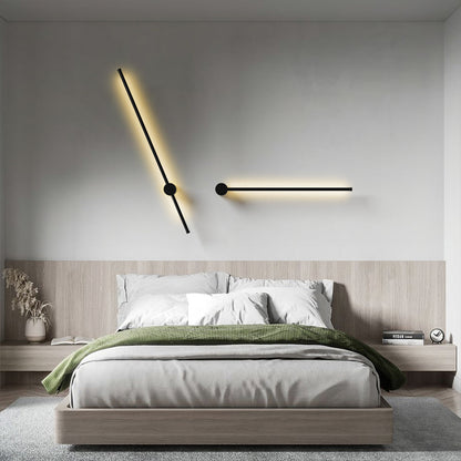 Lineare LED-Wandleuchte | Moderne Lampe aus Aluminium | Energieeffizient | Warmweiß 1