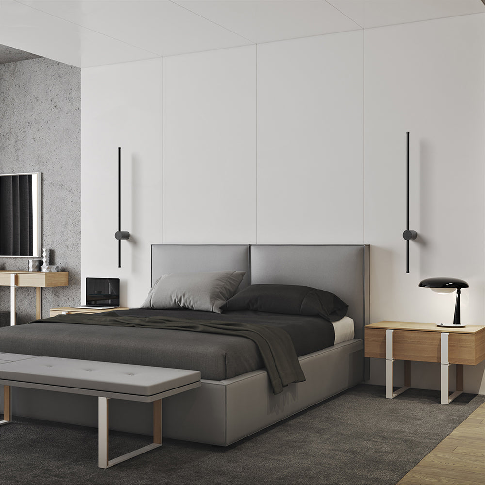 Lineare LED-Wandleuchte | Moderne Lampe aus Aluminium | Energieeffizient | Warmweiß 6