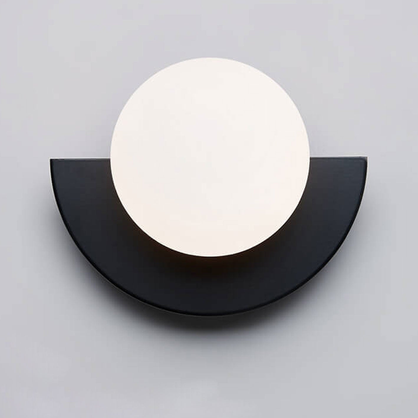 Modern Minimalist Wall Sconce | Iron and Glass | 1-Light Fixture | Colorful Design 5