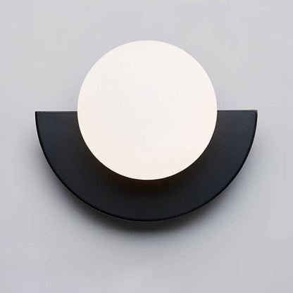 Modern Minimalist Wall Sconce | Iron and Glass | 1-Light Fixture | Colorful Design 5