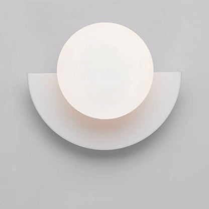 Modern Minimalist Wall Sconce | Iron and Glass | 1-Light Fixture | Colorful Design 7