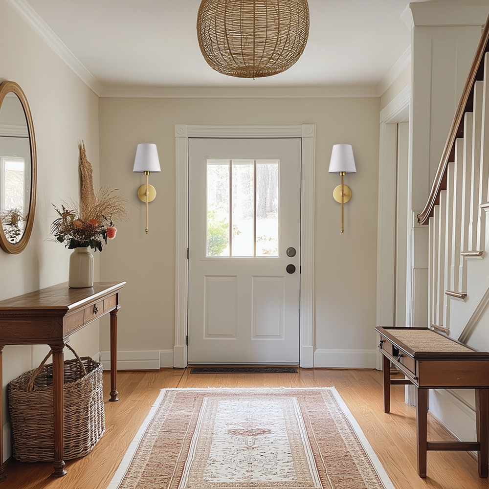 Modern Wireless Wall Sconces | Metal Battery Operated Wall Lamp | Adjustable Brightness 8