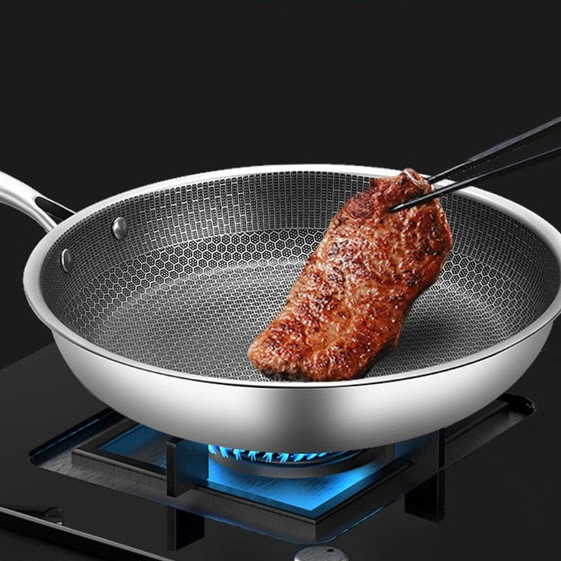 Premium Non Stick Skillet with Seven-Layer Construction | Scratch-Resistant Nonstick Cookware for Effortless Cooking 0