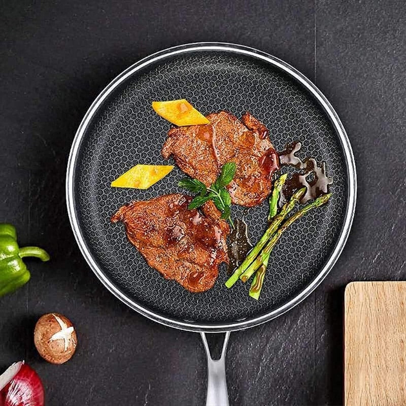 Premium Non Stick Skillet with Seven-Layer Construction | Scratch-Resistant Nonstick Cookware for Effortless Cooking 2