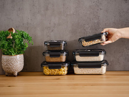 Vacuum Glass Containers | Airtight Food Storage Set for Freshness Up to 5x Longer 2